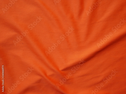 orange silk cloth background,sportswear shirt texture