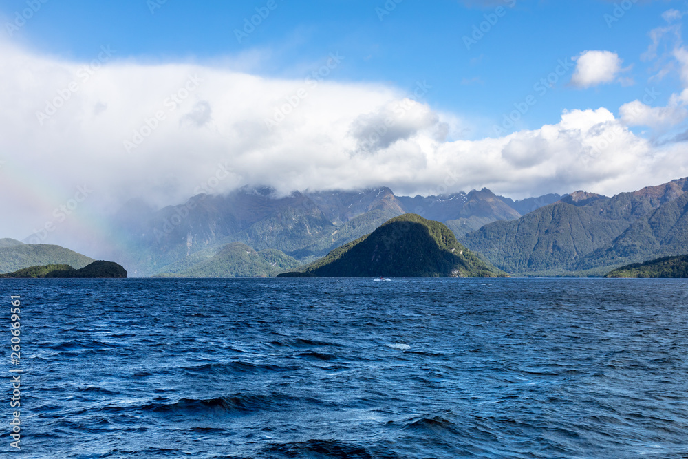 scenery at Lake Te Anau, New Zealand scenery at Lake Te Anau, New Zealand