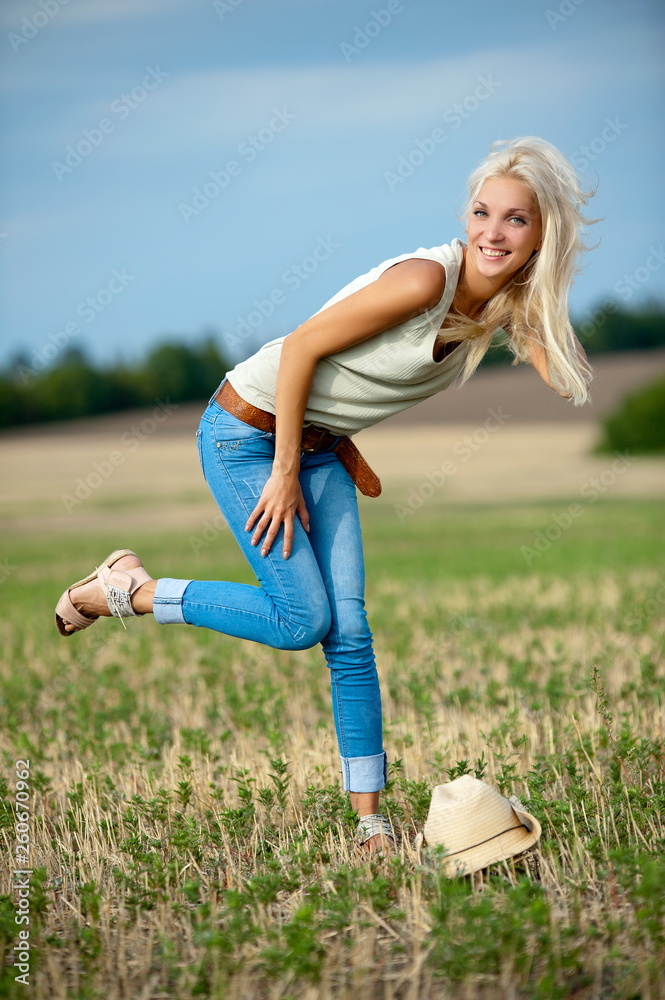 Fototapeta premium beautiful girl