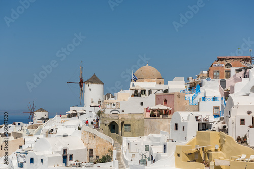 View at windmill in Oia