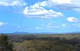 Cape Hawke Forster panorama with low cloud background