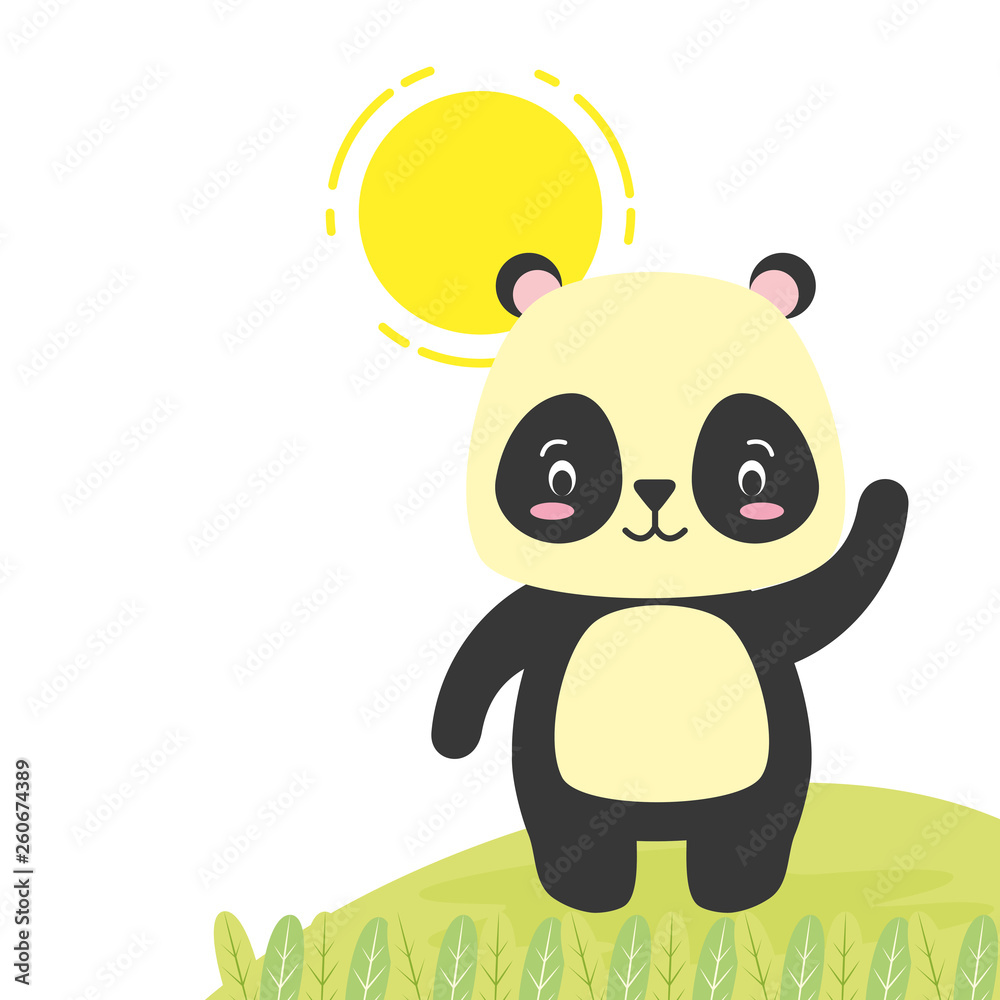Naklejka premium cute animal cartoon