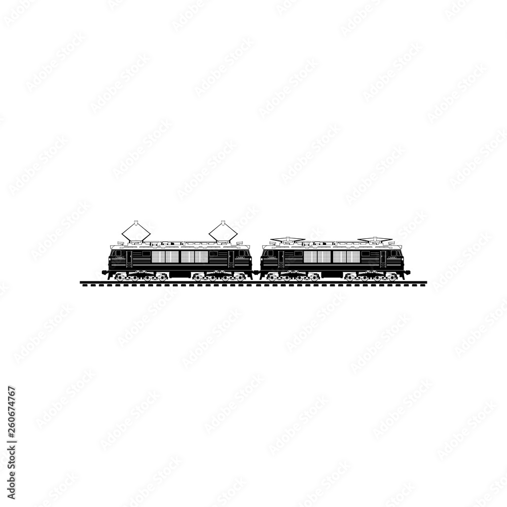 Train icon. Vector Illustration. EPS 10