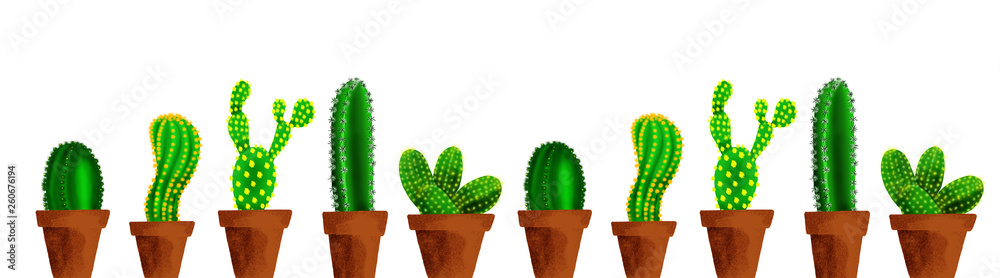 a collection of cacti for postcards, textiles, paper and more a collection of cacti for postcards, textiles, paper and more
