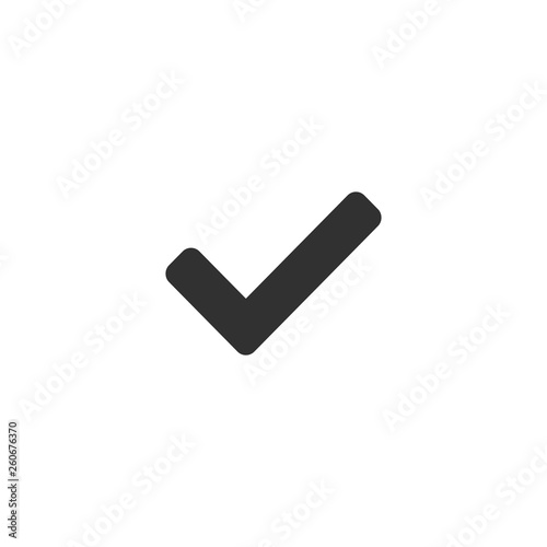 Check icon. Approved symbol. Ok icon. Check button sign. Tick icon. Checkpoint. style sign for mobile concept and web design. Check symbol logo illustration