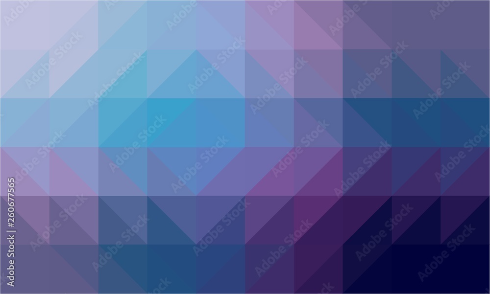 Fototapeta premium Geometric blue purple color shades abstract texture background, Illustration