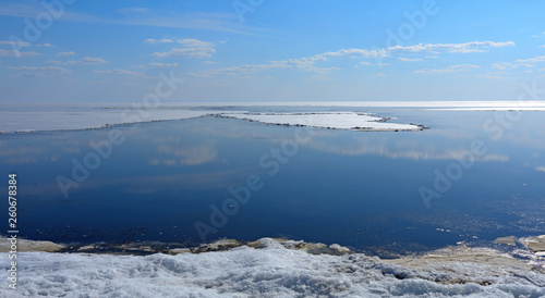 Landscape in the ice land