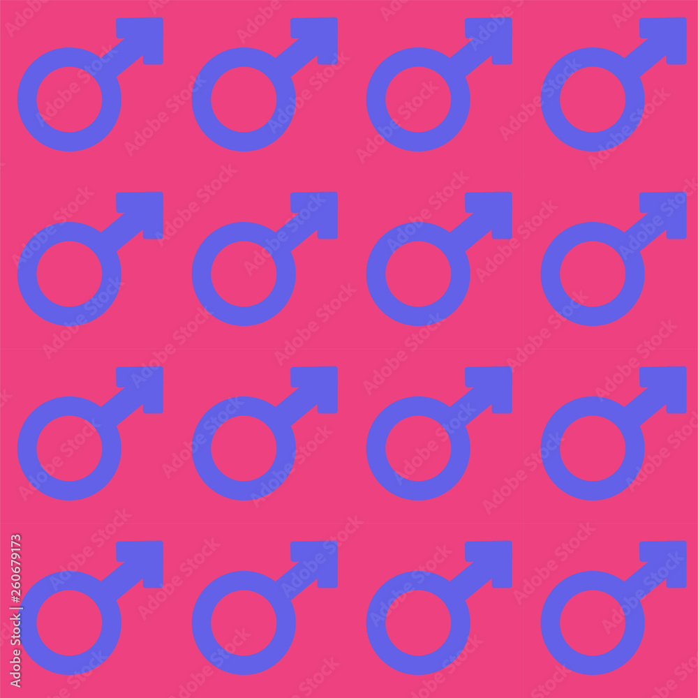male gender signs. seamless pattern male gender signs. seamless pattern