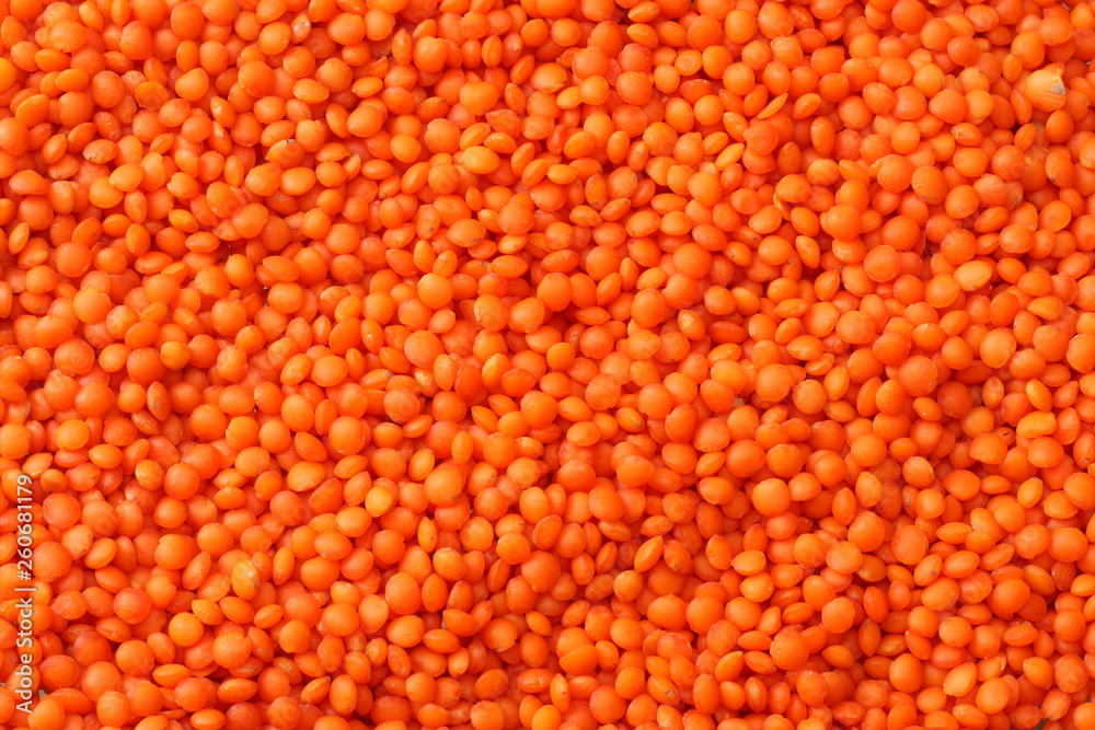 red lentils background. red lentils texture. Top view. red lentils background. red lentils texture. Top view.