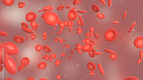 3D illustration of red blood cell © gaetan