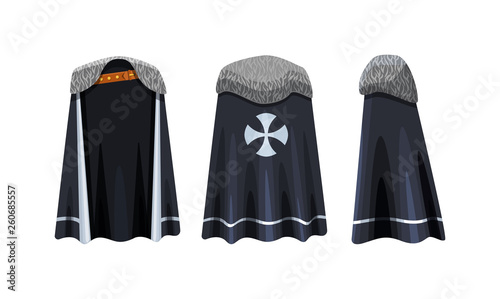 Cape of military leader, princely commander in chief, cloak.