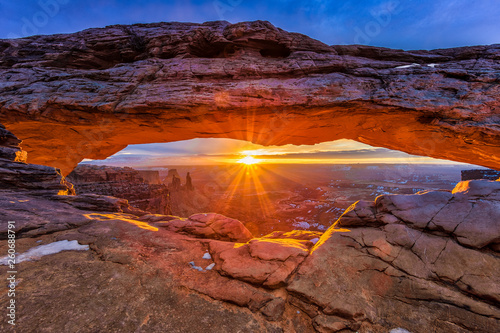 Sunrise on Mesa Arch, Canyonlands National Park, Utah