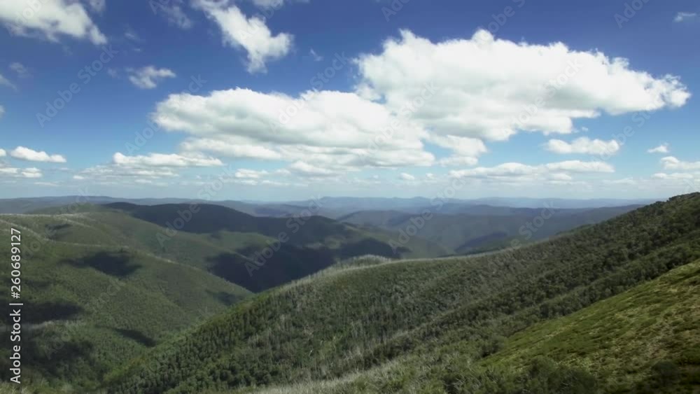 Aerial shot in the mountains of the Victorian High Country, Australia. Aerial shot in the mountains of the Victorian High Country, Australia.