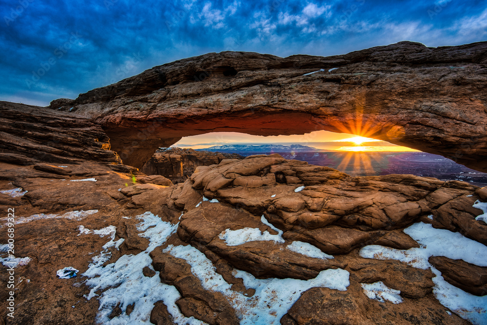 Sunrise on Mesa Arch, Canyonlands National Park, Utah