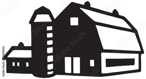 Barn - Retro Ad Art Banner