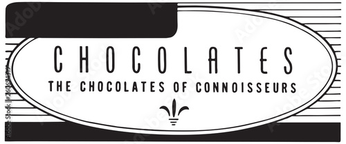 Chocolates - Retro Ad Art Banner