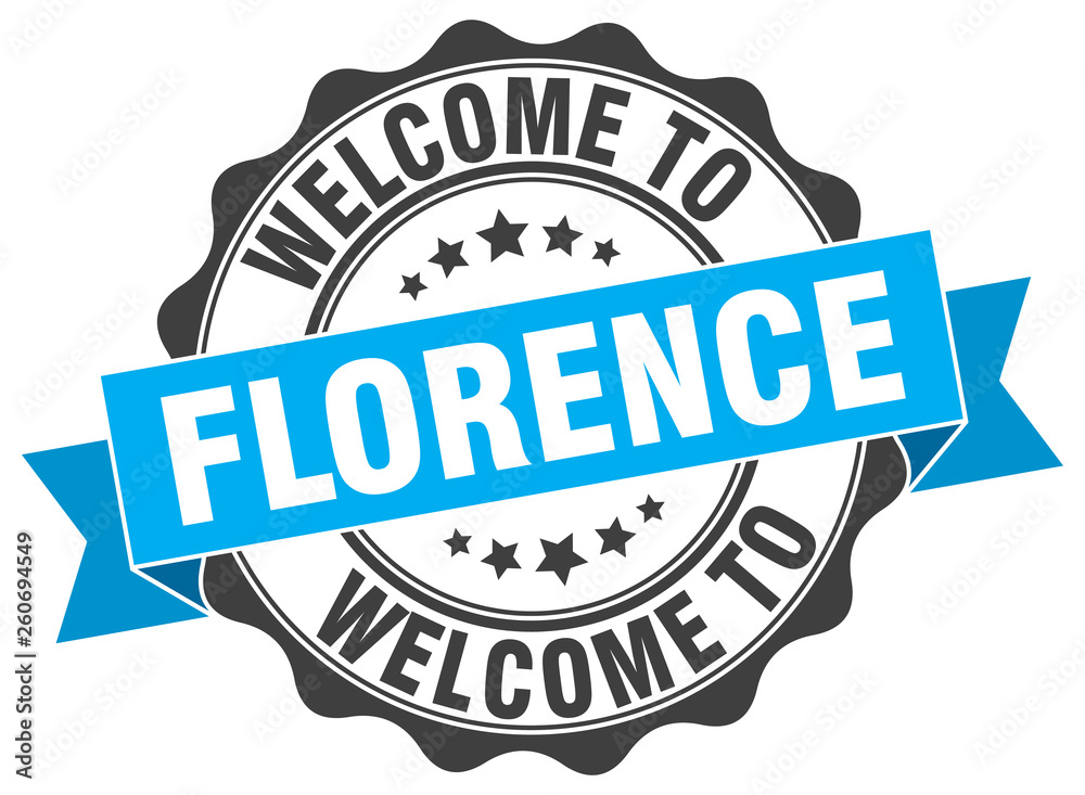 Florence round ribbon seal