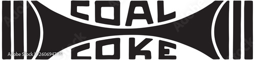 Coal Coke - Retro Ad Art Banner