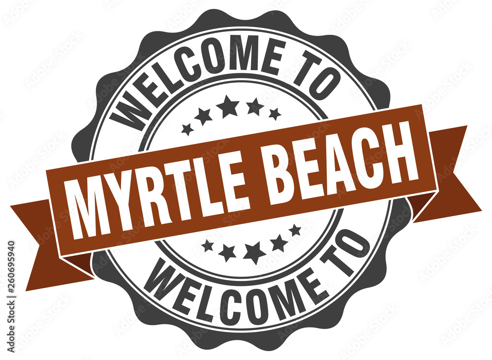 Myrtle Beach round ribbon seal Myrtle Beach round ribbon seal