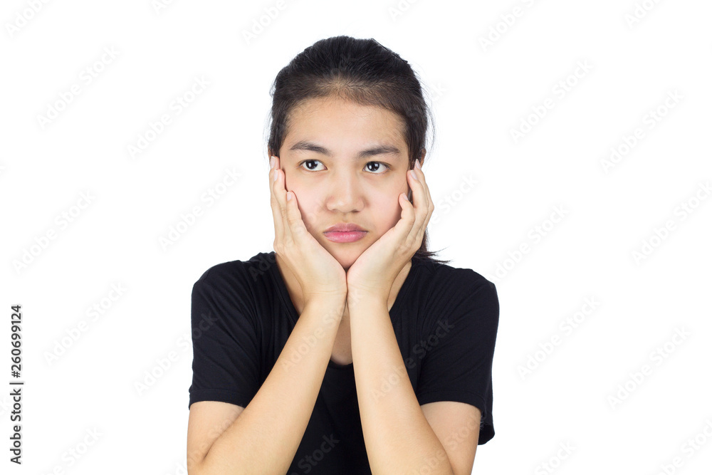 Women feel worried and bored with problems Women feel worried and bored with problems