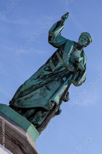 City of Haarlem Noord Holland Netherlands. Statue Laurens Jansz Koster photo