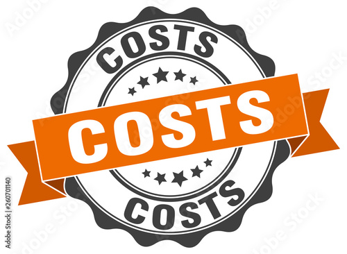 costs stamp. sign. seal