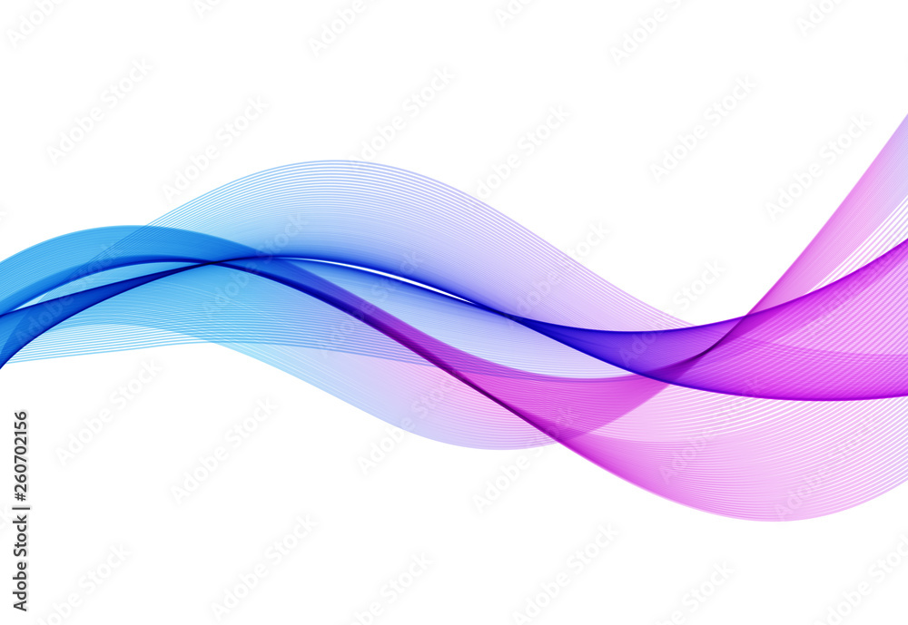 Abstract colorful vector background, color wave for design brochure