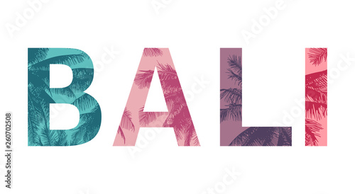 Bali vector illustration