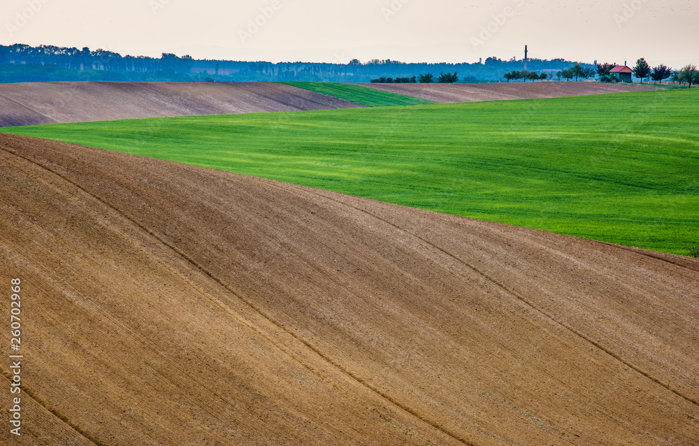 Rolling hills of South Moravia, Czech Republic Rolling hills of South Moravia, Czech Republic