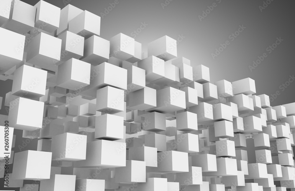Fototapeta premium abstract architecture background. 3d illustration