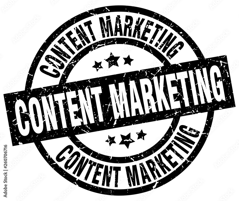 content marketing round grunge black stamp content marketing round grunge black stamp