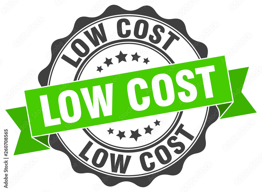 Fototapeta premium low cost stamp. sign. seal
