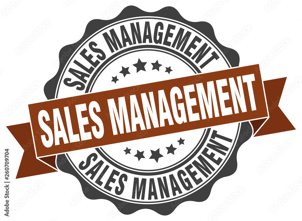 sales management stamp. sign. seal