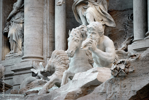 The famous Fontana di Trevi