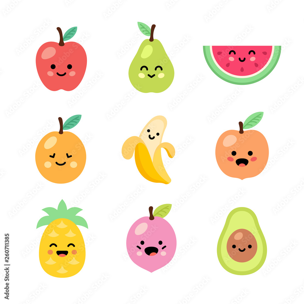Cute fruits Cute fruits