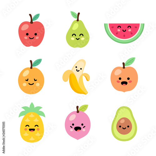 Cute fruits