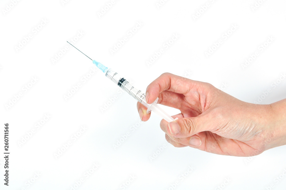 Fototapeta premium vaccine in hand