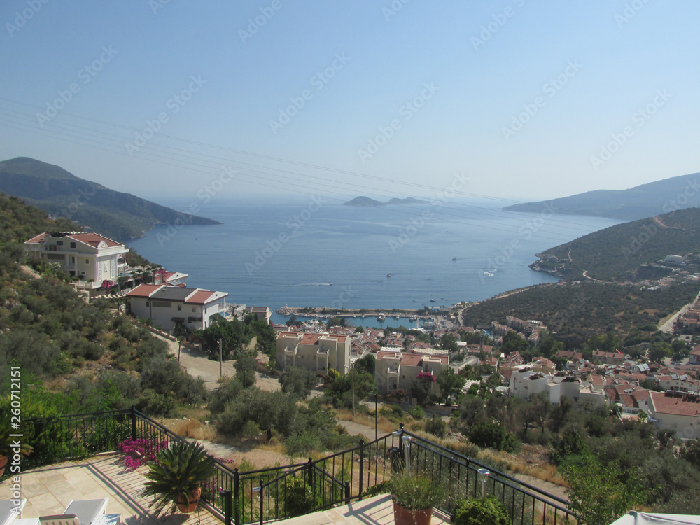 Fototapeta premium city ​​on the Aegean Sea