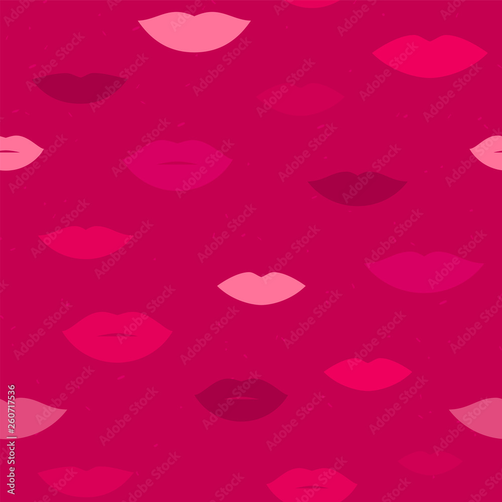 Square dark red beauty banner with color lips. Square dark red beauty banner with color lips.