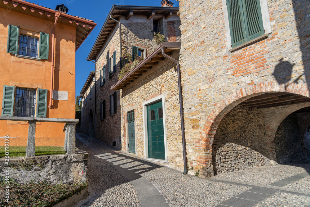 Montevecchia, old village in Brianza, Italy