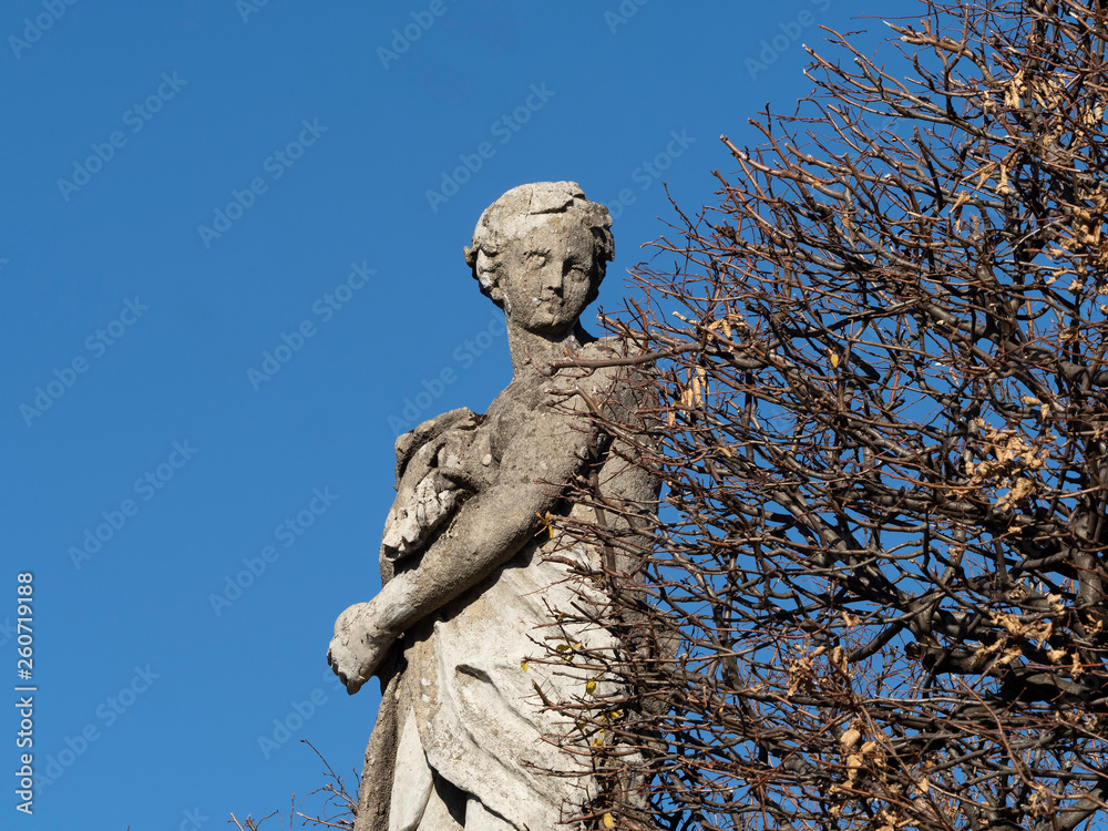 Statue at Montevecchia, Brianza, Italy