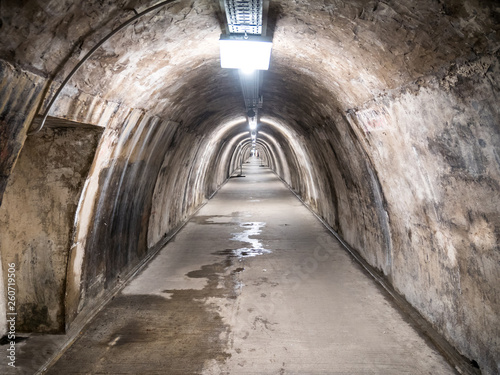 Inside of Gri   tunnel in Zagreb