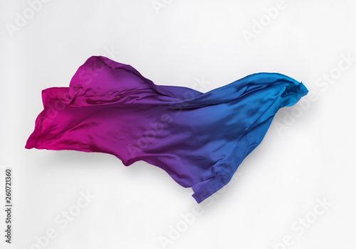 multicolored fabric in motion