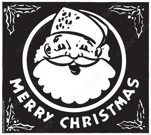 Merry Christmas 4  - Retro Ad Art Banner