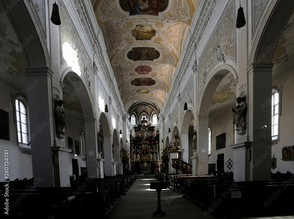 Fototapeta premium Catholic Church in Bamberg, Germany