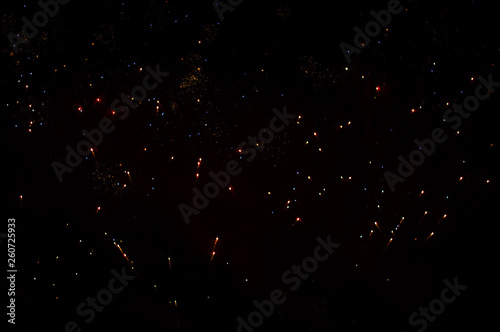 fireworks in the sky