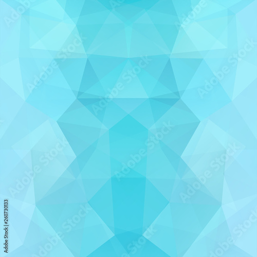 Abstract polygonal vector background. Pastel blue geometric vector illustration. Creative design template.