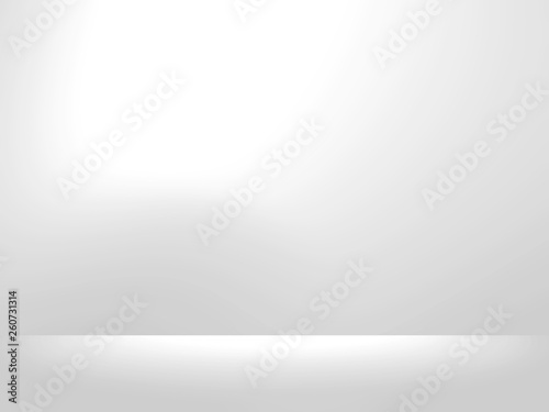 Wallpaper Mural Abstract silver background for web design templates, christmas, valentine, product studio room and business report with smooth gradient color. Gray and white background. Torontodigital.ca