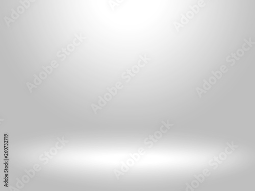 Abstract silver background for web design templates, christmas, valentine, product studio room and business report with smooth gradient color. Gray and white background.