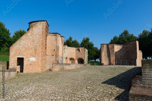 city wall called Keldermanspoort in Hulst, The Netherlands photo